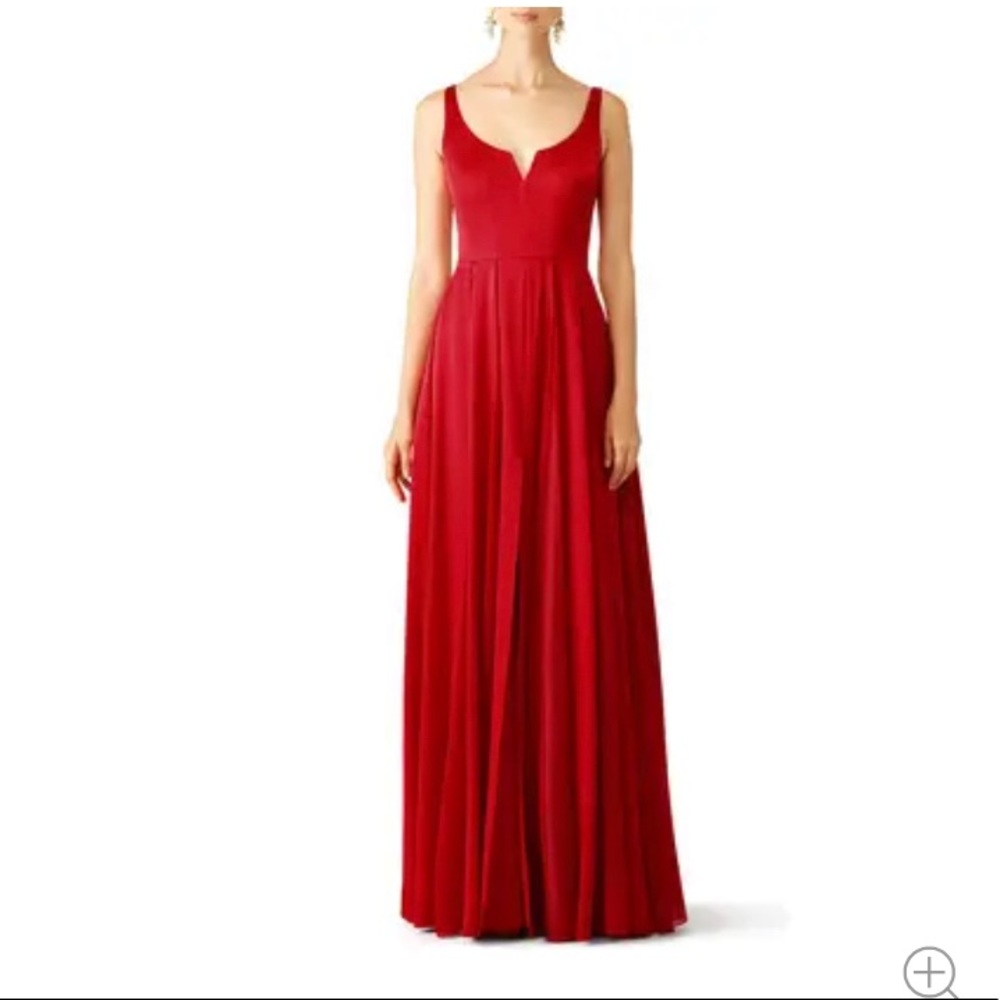 Halston - red Meaghan dress - size 10 - formal